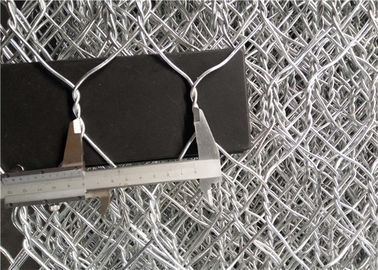 Lưới nhúng kim loại mạ kẽm nhúng nóng Lưới dây lục giác để bảo vệ chống xói mòn đất