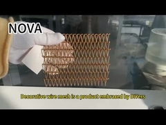 Aluminium Dải sợi trang trí chống ăn mòn Flexible Aperture Strongness