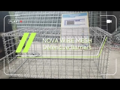 Các bức tường giữ lưới hàn galvanized cấp quân sự cho an ninh xung quanh