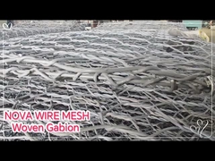 Galvanized Woven Gabion - 210g/m2 Zinc Coating cho độ bền hơn 30 năm