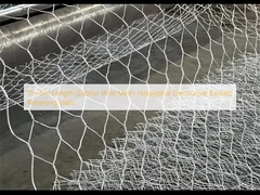 1m-6m Chiều dài Gabion Wire Mesh Bàn cỏ trang trí hình lục giác