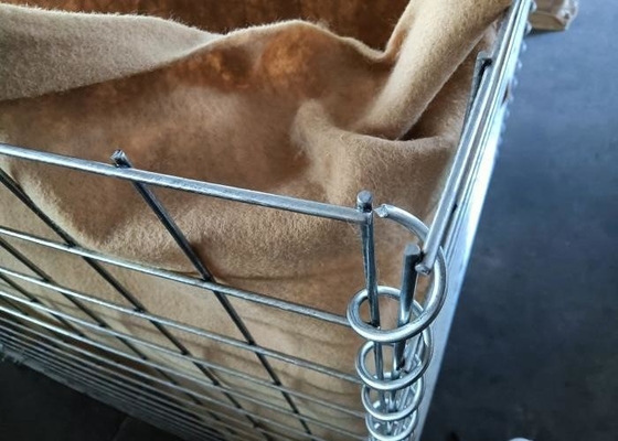 Quân đội  rào cản với 4.0mm 5.0mm Wire Mesh Hot ngâm mạ kết thúc chi phí kinh tế