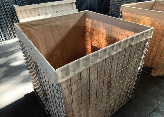Bảng dây thép hạng nặng Rào chắn quân sự với bề mặt phủ kẽm và kết nối dây xoắn ốc