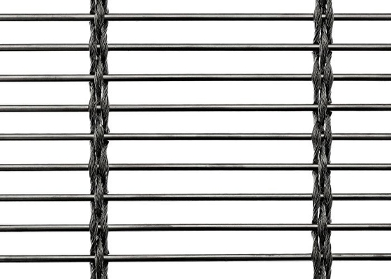 Cáp treo tường kiến ​​trúc Lưới dây trang trí Tấm dệt SS 304
