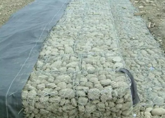Kích thước lưới 60x80mm  Gabion nệm Độ bền cao cho các cấu trúc giữ