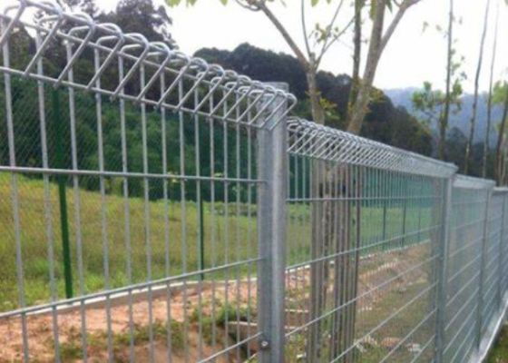 Robust Roll Top Fencing with Welded Mesh Construction and Rounded Safe Edges Ideal for School Grounds, Parks, Walkways, and Public Facilities