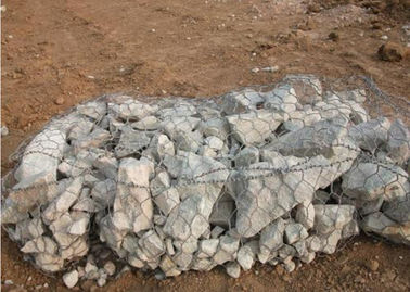 Bảo vệ Lũ lồng Gabion lũ lụt / Lồng đá Gabion phủ Pvc