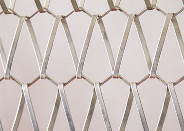 Liên kết kim loại dây trang trí lưới tấm lưới xoắn ốc trang trí lưới cho rèm