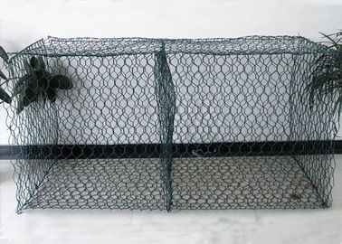 8 * 10 Vật liệu tráng PVC Gia cố giỏ Gabion cho Bờ sông