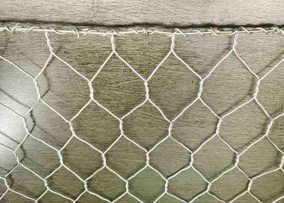Giỏ Gabion kim loại hình lục giác 80x100mm Double Twisted Dệt Galfan tráng 2x1x1m