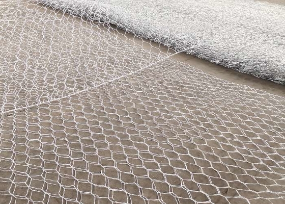 Giỏ Gabion kim loại 3x1x0,5m 80x100mm Ổn định bờ sông Hộp dệt