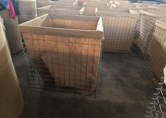 Phòng thủ quân sự cát rào chắn 75x75mm với vật liệu vải PP