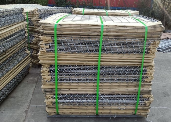 Gabion Gravity Dây lồng Lồng đá Tường hình vuông / Hình chữ nhật lỗ