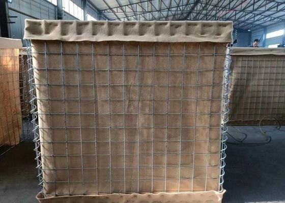 An toàn và cảnh quan làm cho dễ dàng hàn hộp Gabion quân sự hàng rào phòng thủ 76.2 X 76.2mm 4.0mm