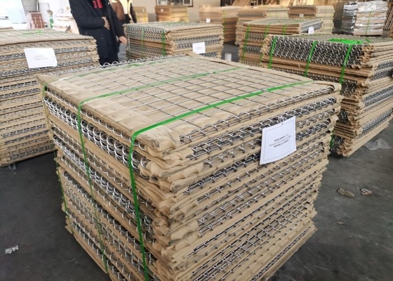 Kinh tế Quân sự Bức chắn phòng thủ Khoảng cách xoắn ốc 4mm Bụi đầy