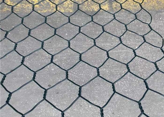 Lưới mạ kẽm mạ kẽm PVC hình lục giác 60x80mm cho công trình dân dụng