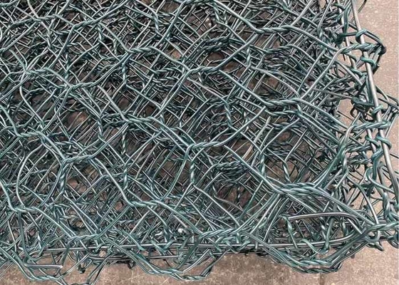 Galfan High Tension 60x80mm 2.4mm Lưới dây Gabion để bảo vệ dòng sông