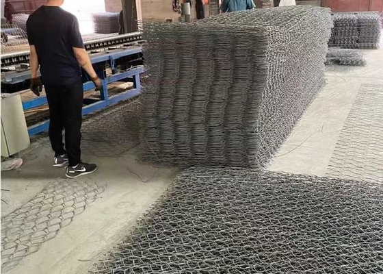 Nệm Gabion mạ kẽm 4.0mm Kích thước mắt lưới 60x80mm