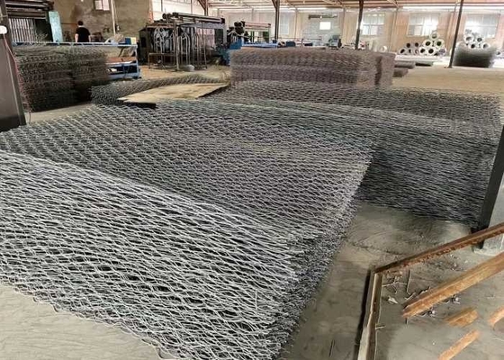 Nệm Gabion mạ kẽm 4.0mm Kích thước mắt lưới 60x80mm