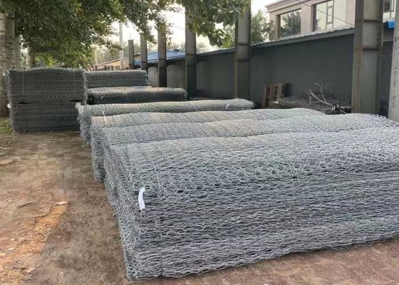 Pvc Coated Garden 2x1x1m Giỏ nệm  Gabion cho dự án bảo tồn nước