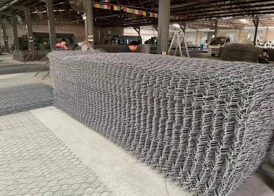 Pvc Coated Garden 2x1x1m Giỏ nệm  Gabion cho dự án bảo tồn nước