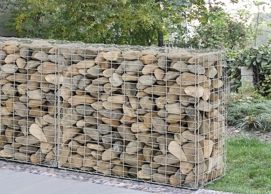 Hộp gabion mạ kẽm chống ăn mòn cao để trang trí sân vườn