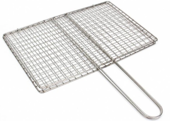 Trọng lượng nhẹ Lưới nướng thịt nướng chịu nhiệt cao Vòng thép không gỉ 304