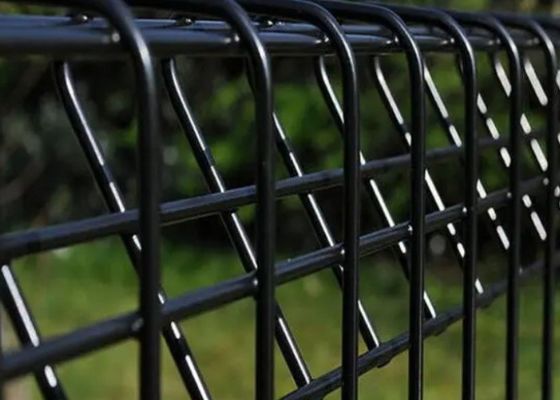 Robust Roll Top Fencing with Welded Mesh Construction and Rounded Safe Edges Ideal for School Grounds, Parks, Walkways, and Public Facilities