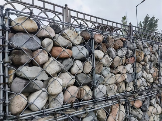 Heavy Duty chống ăn mòn thép kẽm dây Gabion Box cho bảo vệ bờ sông