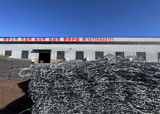 Gabion Caged Wire Mesh với kích thước linh hoạt và kết thúc mạ hoặc PVC phủ