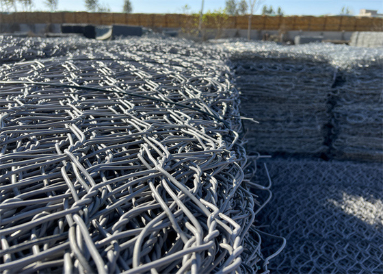 1x1x1m Gabion Wire Mesh Pvc Lớp phủ Độ dày 0.2-1mm