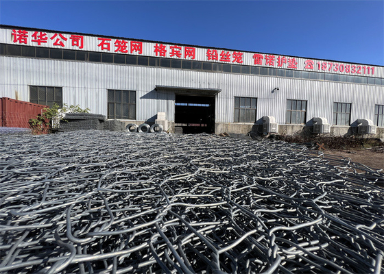 1m-2m chiều rộng hộp Gabion galvanized 80x100mm kích thước lưới