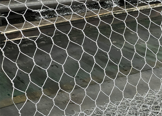 PVC ốp thép kẽm lưới dây sáu góc hộp Gabion với kích thước lồng tùy chỉnh