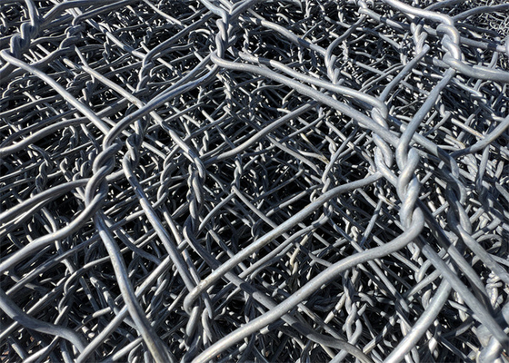 Heavy Duty Hexagonal kim loại dây gabion tường chống ăn mòn kẽm phủ 240g/m2