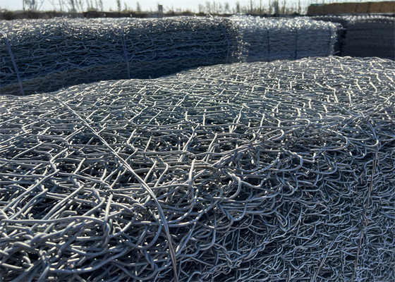 Bàn cỏ Gabion kim loại lưới lục giác 1mx1mx1m
