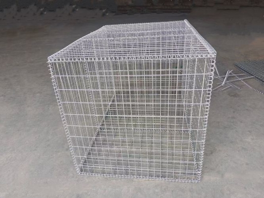 Sơn kẽm 220-280g / M2 Gabions lưới hàn để bảo vệ độ dốc