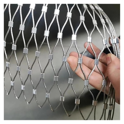Lưới cáp thép không gỉ linh hoạt 7x19 cho lan can cầu thang