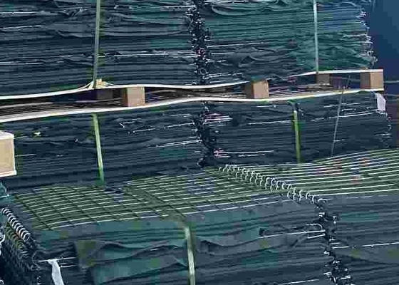 Đường dây điện gia công kinh tế hàng rào quân sự tùy chỉnh 4mm Spiral Dia Wire Panel