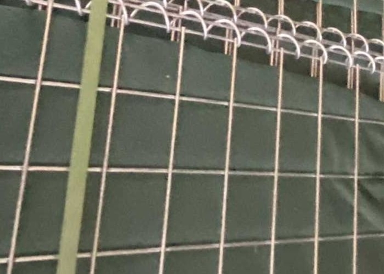 Đường dây điện gia công kinh tế hàng rào quân sự tùy chỉnh 4mm Spiral Dia Wire Panel