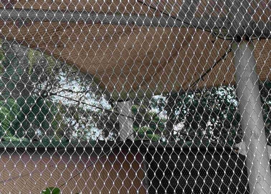 Thép không gỉ 316 lưới dây với kết nối dây chuyền cho động vật vườn thú chim