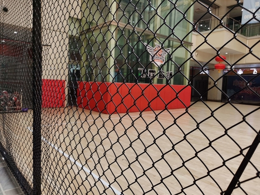 150g / M2 Lớp phủ Rhomboid Chain Link Fence Mesh 3mm OD