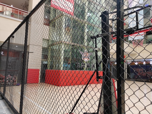 150g / M2 Lớp phủ Rhomboid Chain Link Fence Mesh 3mm OD