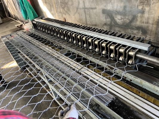 2x1x1m Galfan Gabion Basket Support Wall 3.4mm