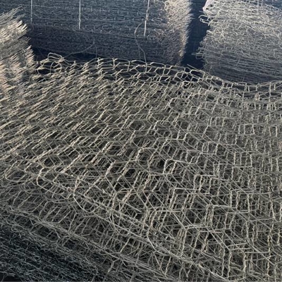 Thùng Gabion mạ galvanized 2x1x1m Double Twisted Steel Mesh 2.7mm Sợi