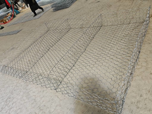 Giỏ Gabion sáu góc với tiêu chuẩn ASTM 975 và EN 10223 cho tường hỗ trợ xây dựng