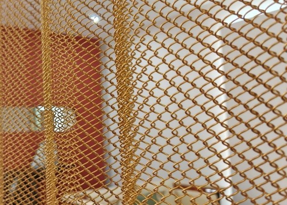 Customizable Decorative Wire Mesh with 3mm-18mm Mesh Opening 0.5-2mm Wire Diameter and 40%-85% Open Area