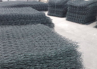 Hexagonal PVC tráng Gabion 2.0 - 5.0 Mm Đường kính dây ISO 9001 được phê duyệt