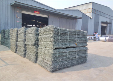 Môi trường thân thiện sợi galvanized Gabion giỏ PVC phủ dễ dàng phương pháp xây dựng kiểm soát lũ lụt Gaibon giỏ