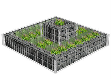 Eco thân thiện với lưới hàn, hộp trồng cây chống ăn mòn Gabion cho sân