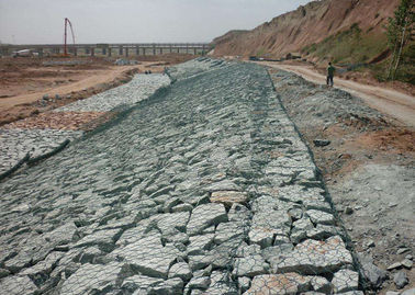 Dây xoắn xoắn Gabion Nệm Kiểm soát xói mòn Hình lục giác / Hình vuông lỗ